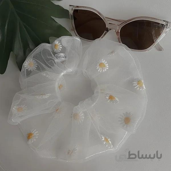 اسکرانچی تور بابونه رنگ بندی ا Scrunchies