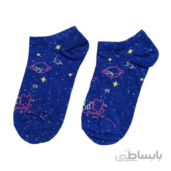 جوراب اسپرت مچی زنانه طرح شازده کوچولو کد PH447