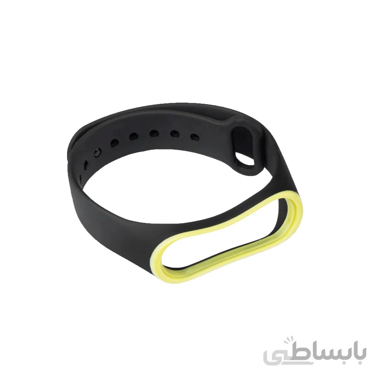بند سیلیکونی یدک دستبند هوشمند شیائومی mi band مدل black