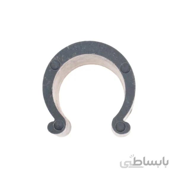 نگهدارنده لوله سایز 2.5 سانتی متر رنگ طوسی