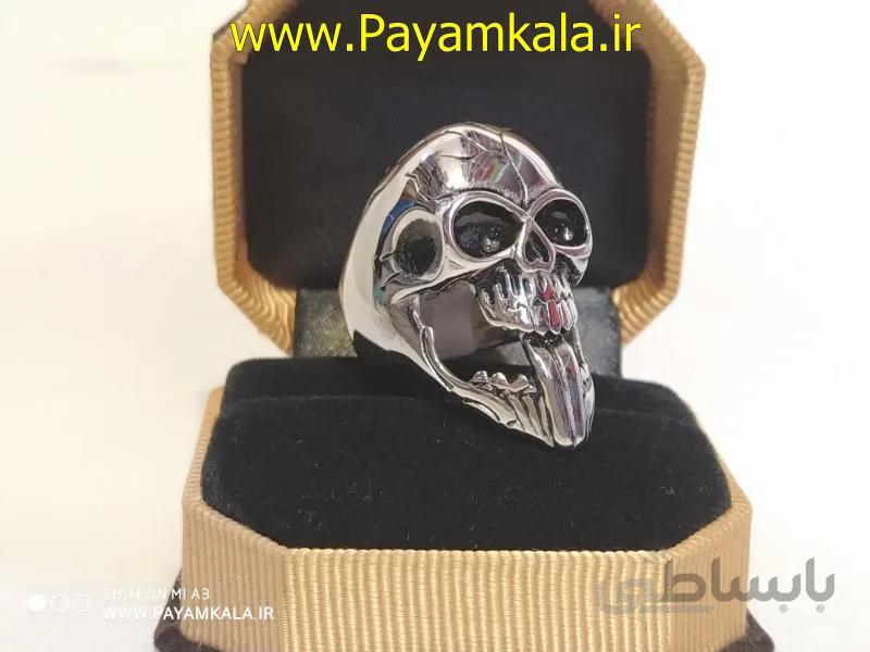 انگشتر اسپرت طرح اسکلت سایز 9 کد 04