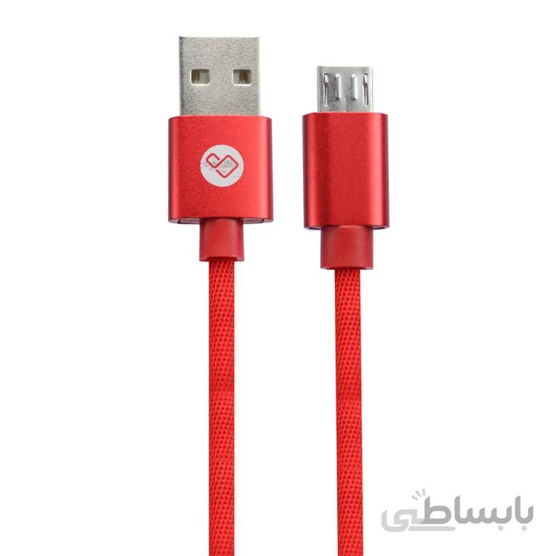کابل تبدیل USB به microUSB پرووان مدل S01 طول 0.20 متر