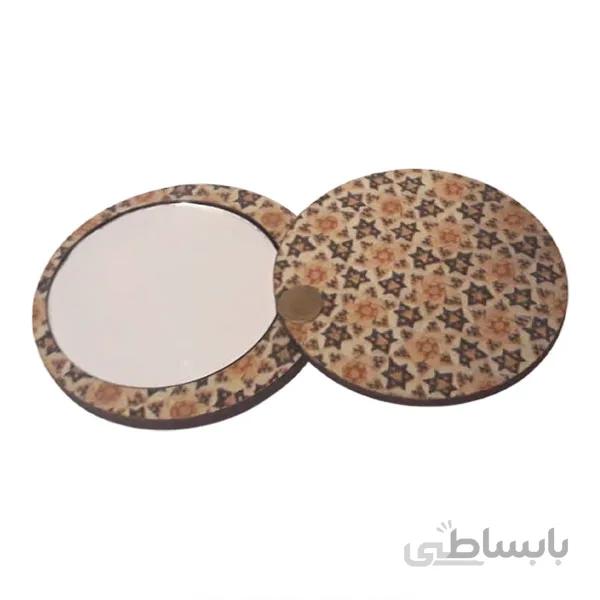 اینه جیبی چوبی کد 3