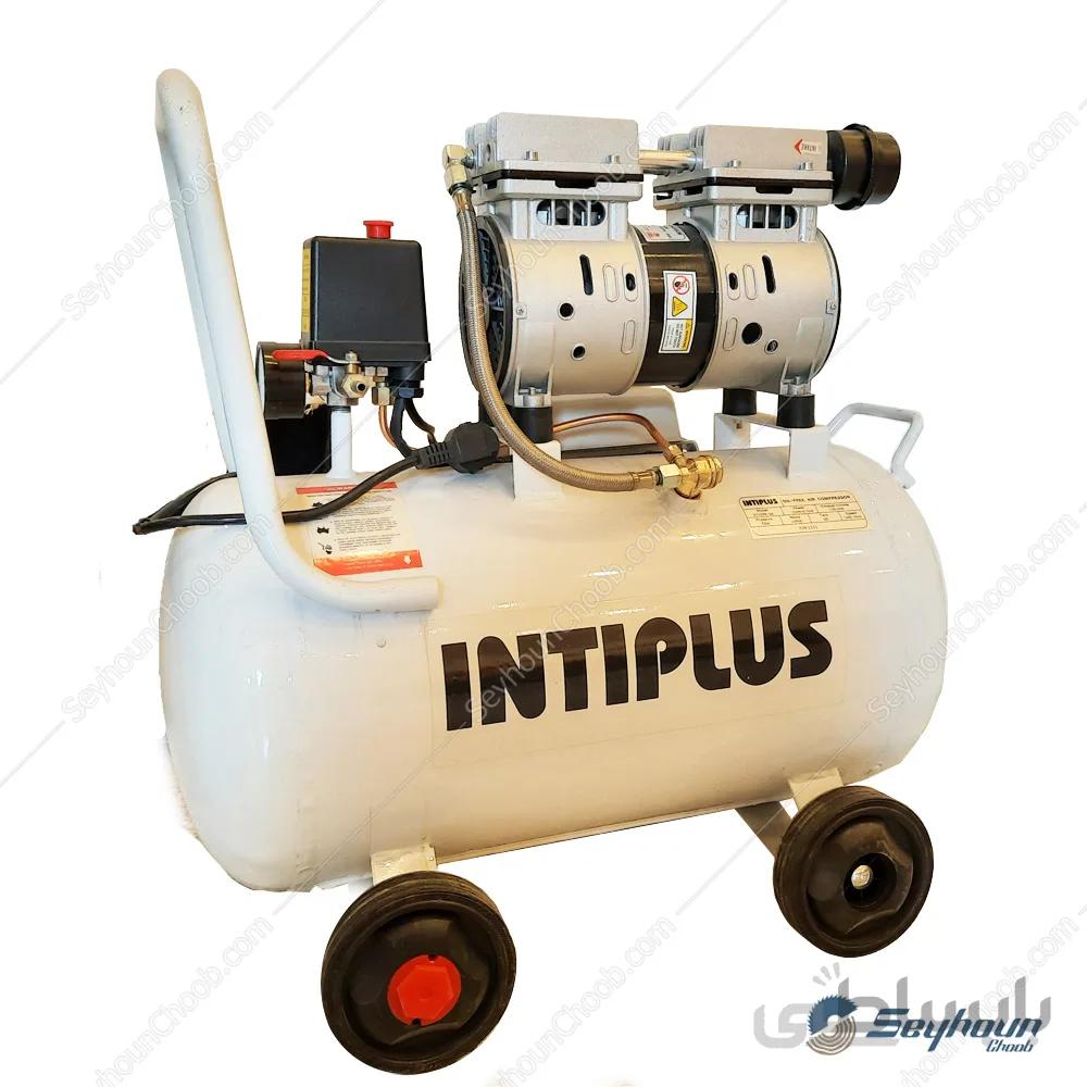 کمپرسور باد سایلنت (دندانپزشکی) اینتی پلاس 8 بار 0.75 اسب 550 وات 50 لیتری مدل (1351) INTIPLUS SY550W-50L