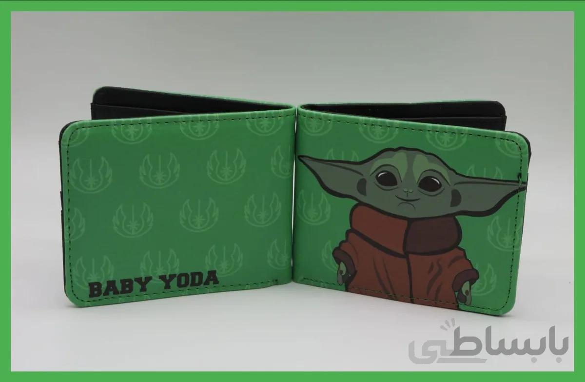 کیف پول طرح Baby Yoda مدل دوم