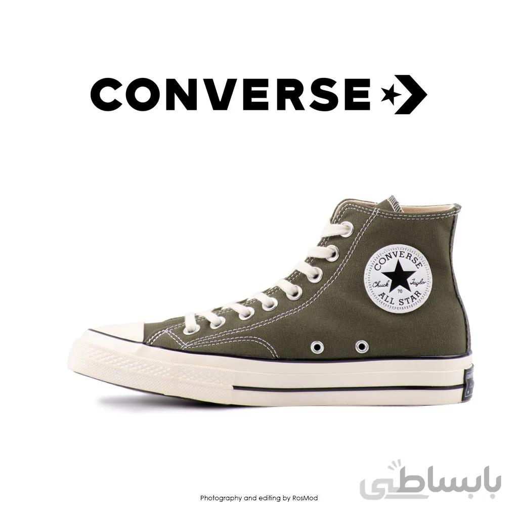 کتانی کانورس آل استار – Converse Chuck 70 HI Khaki