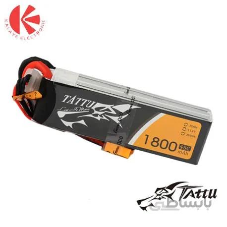 باتری لیتیوم پلیمریTattu-45C-3S-1800mah