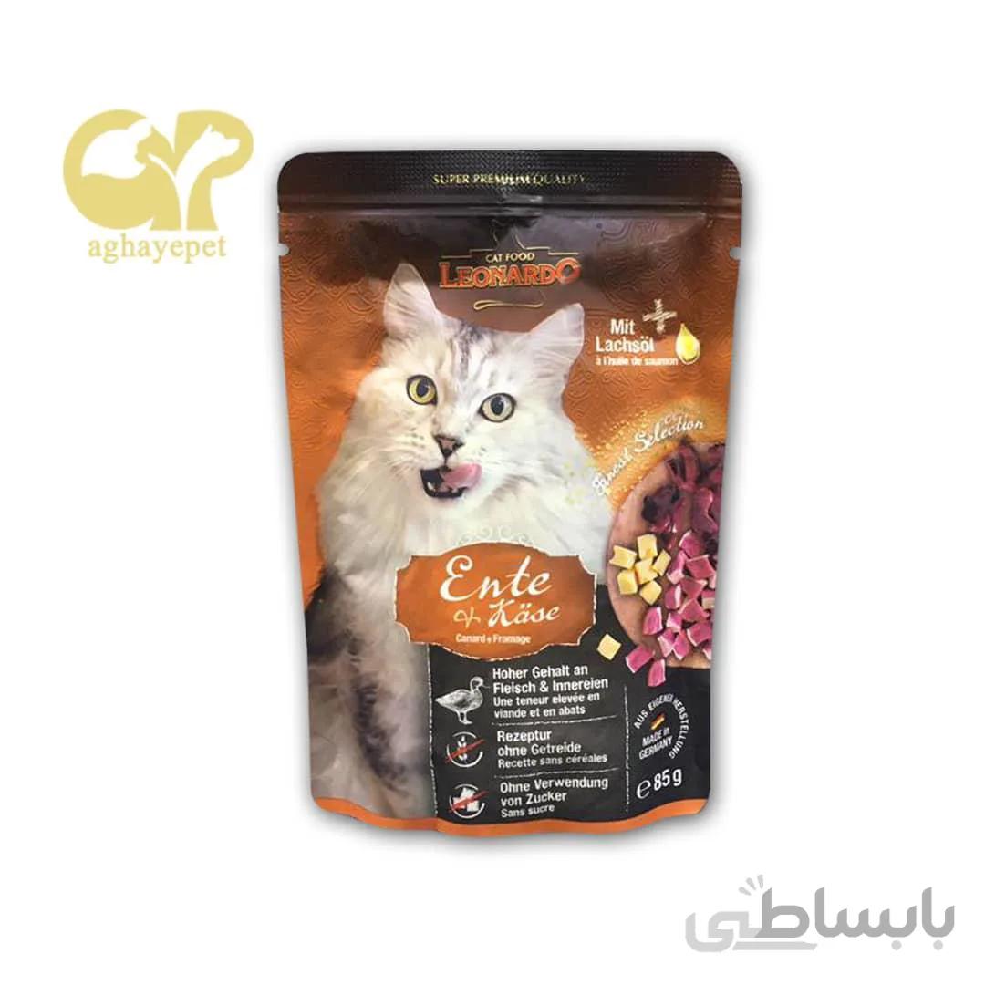 پوچ گربه لئوناردو طعم اردک