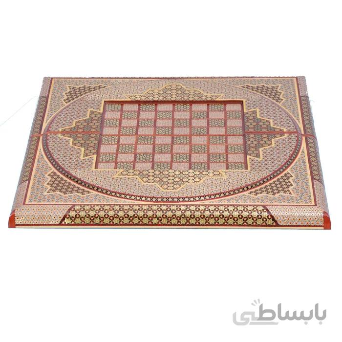 صفحه شطرنج و تخته نرد خاتم کاری طول 50 سانتی متر کد TNK-5