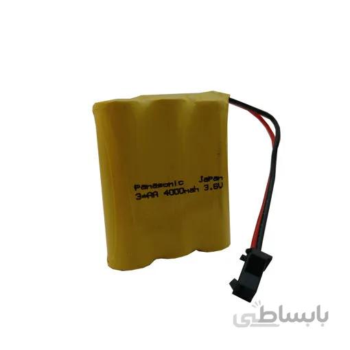 باتری اسباب بازی 3.6 ولت شارژی 4000ma مدل 3xAA