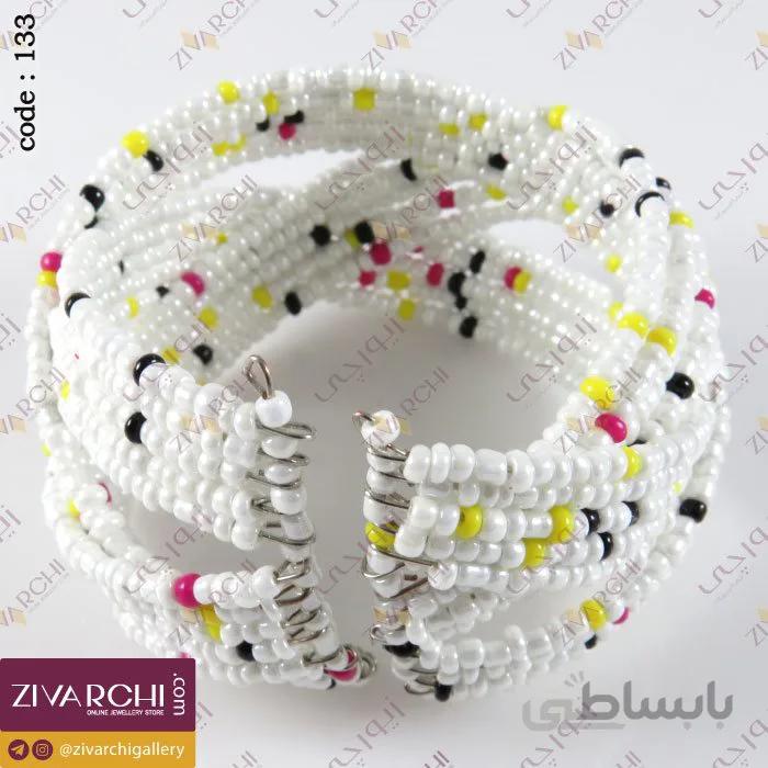دستبند النگویی سیمی منجوقی 133
