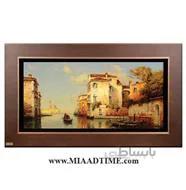 تابلو نقاشی چوبی لوتوس مدل غروب ونیز کد FWB-100x60-C