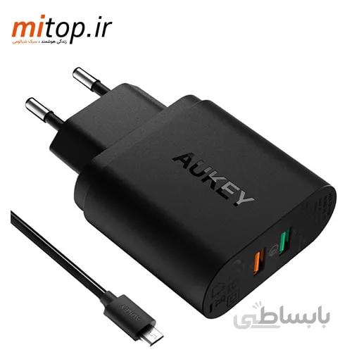 شارژر دیواری آکی مدل PA-T13 ا aukey Pa-T13 wall-charger