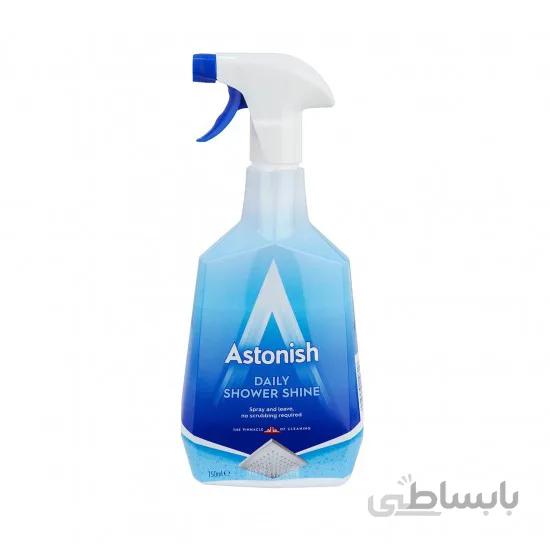 اسپری رسوب زدا و براق کننده شیر آلات استونیش Astonish انگلستان حجم 750 میل