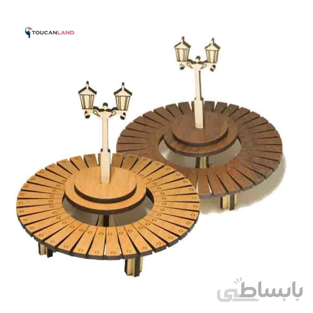 نیمکت و چراغ S24