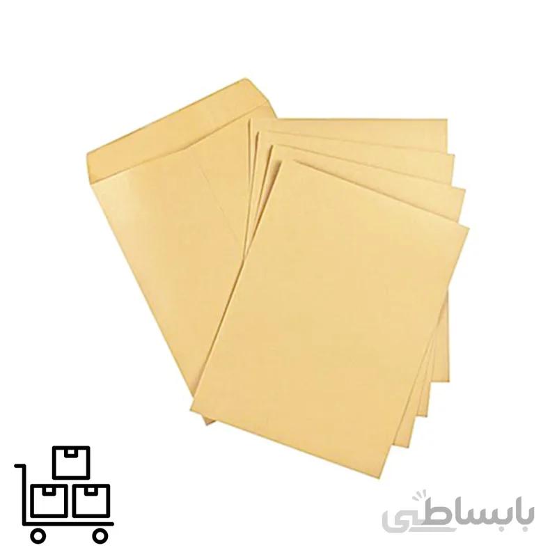 پاکت مقوایی اداری نخودی A4 (بسته 100 عددی )