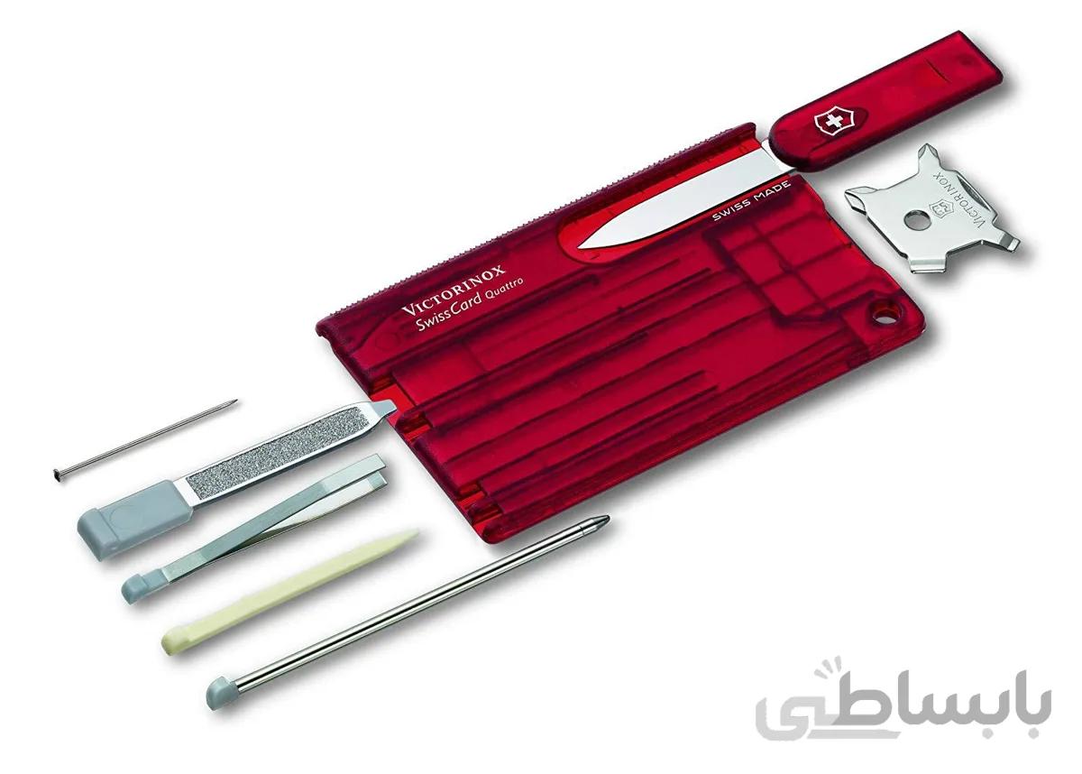 سوییس کارت ویکتورینوکس مدل Victorinox Swisscard QUATTRO