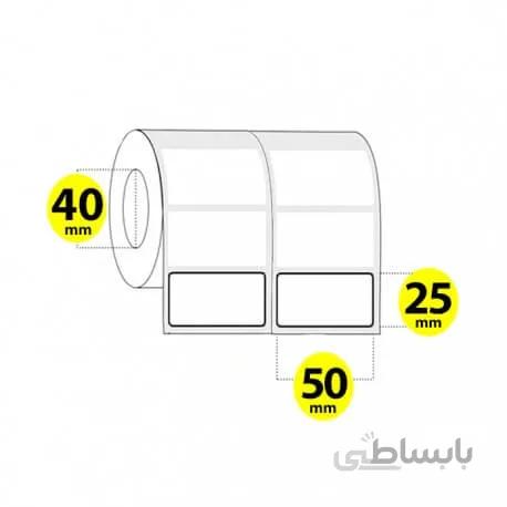 لیبل برچسب پی وی سی 50×25