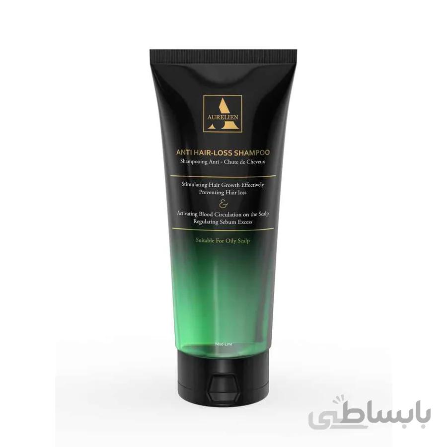 شامپو ضد ریزش Anti Hair Loss اورلین 200 میلی لیتر ا Aurlien Anti Hair Loss Shampoo 200ml