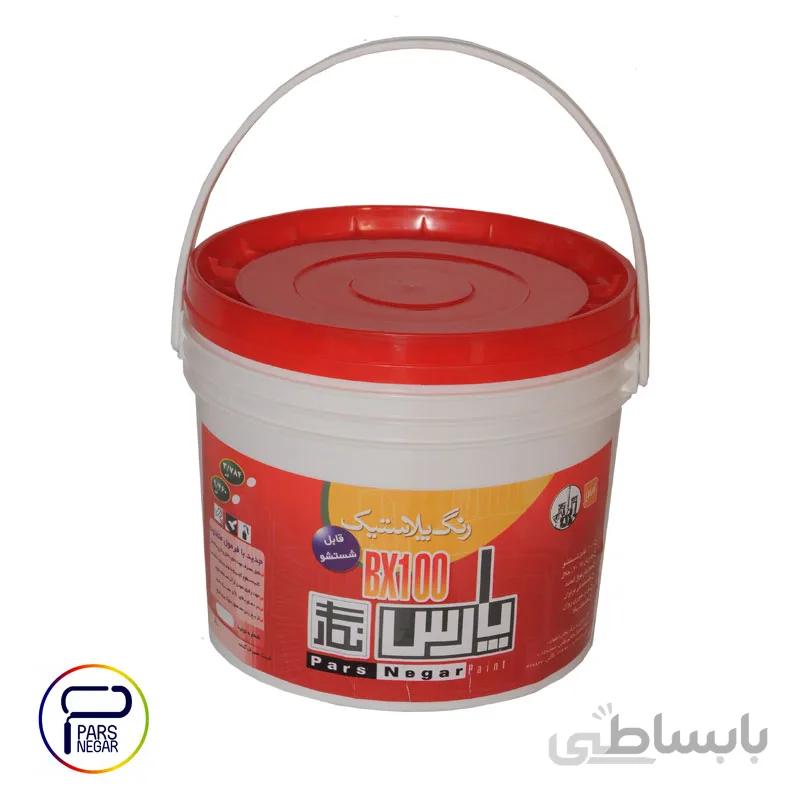 رنگ سفید تمام پلاستیک استاندارد پارس نگار گالن ۵ کیلویی