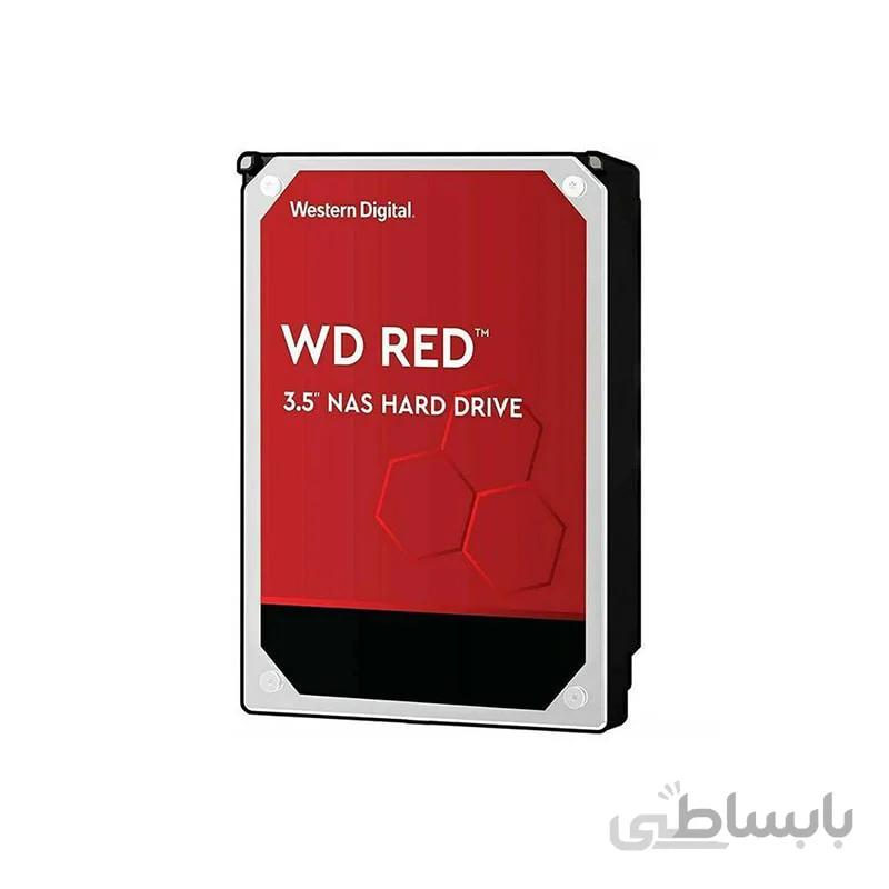 هارددیسک اینترنال وسترن دیجیتال سری نس قرمز مدل WD80EFZX ظرفیت 8 ترابایت ا Western Digital NAS Red Internal Hard Drive - 8TB