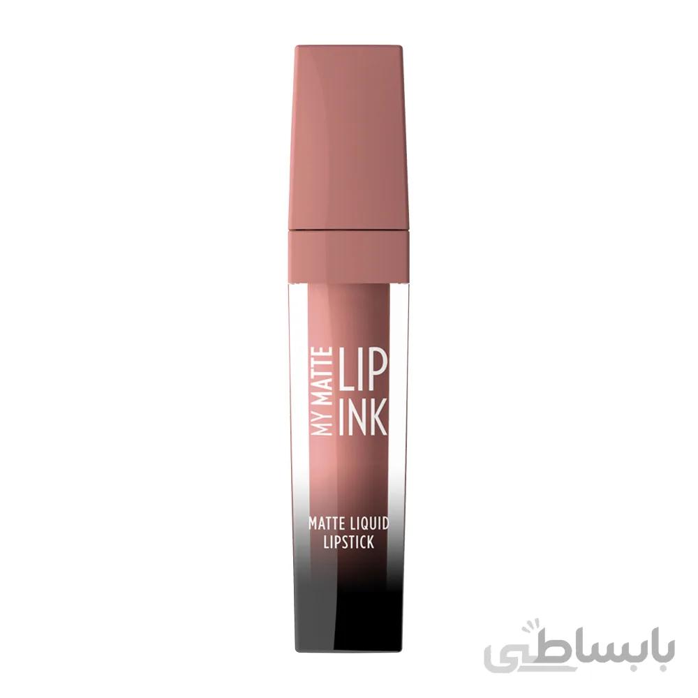 رژ لب مایع مات گلدن رز مدل My Matte Lip Ink شماره 03 ا Golden Rose My Matte Lip Ink Liquid Lipstick No. 03