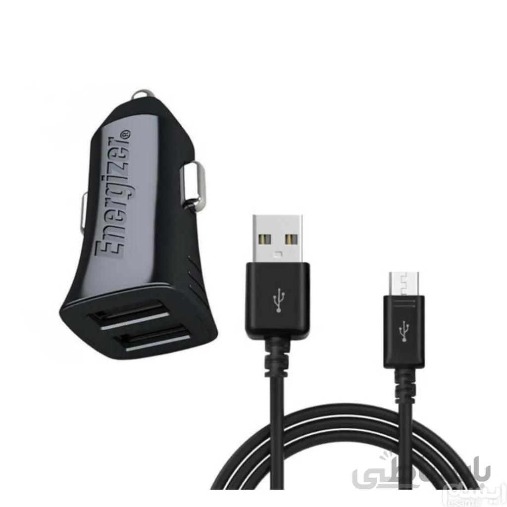 شارژر فندکی انرجایزر مدل HighTech ا Energizer HighTech Dual USB Car Charger