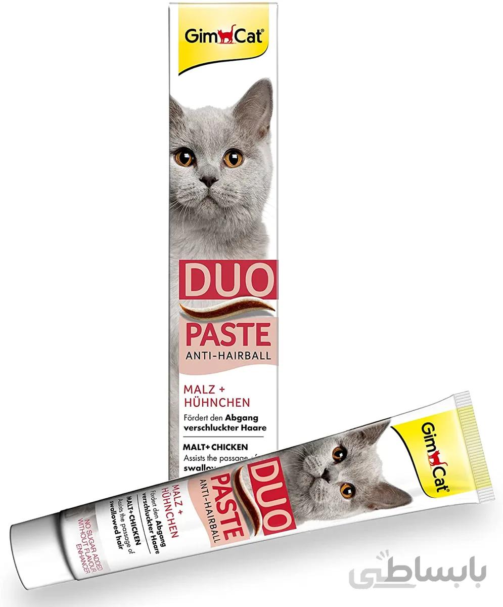 مالت گربه جیم کت مدل Duo Paste Anti Hairball طعم مرغ وزن 50 گرم ا Gimcat Duo Paste Anti Hairball Chicken Flavour 50g