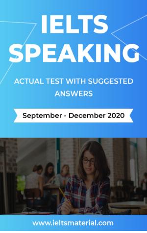 کتاب آیلتس اسپیکینگ اکچوال تست IELTS Speaking Actual Tests Sep - Dec 2020