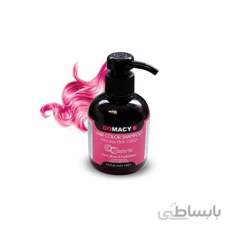 شامپو رنگساژ دوماسی حجم ۳۰۰ میل شماره ۸٫۶۲ (صورتی پرنسسی)