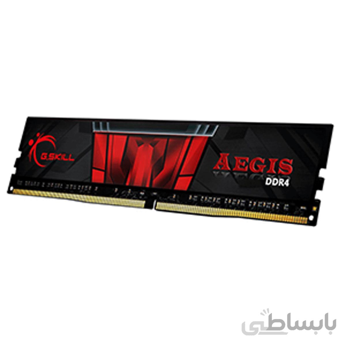 مشخصات ،قیمت و خرید رم دسکتاپ DDR4 جی.اسکیل مدل Aegis ظرفیت ۸ گیگابایت ا RAM DDR4 GSKILL MODEL Aegis -8GB