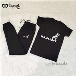 ست تیشرت شلوار مشکی ماک