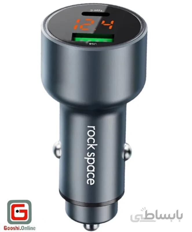 شارژر فندکی راک مدل C303 ا Rock Space C303 45W Car Charger