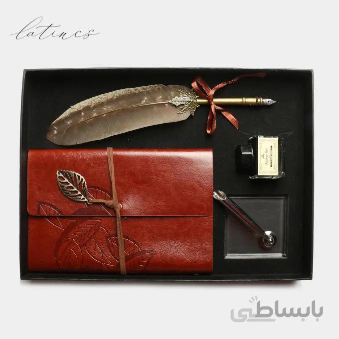 ست کالیگرافی قلم پر طرح مدرن ویژه