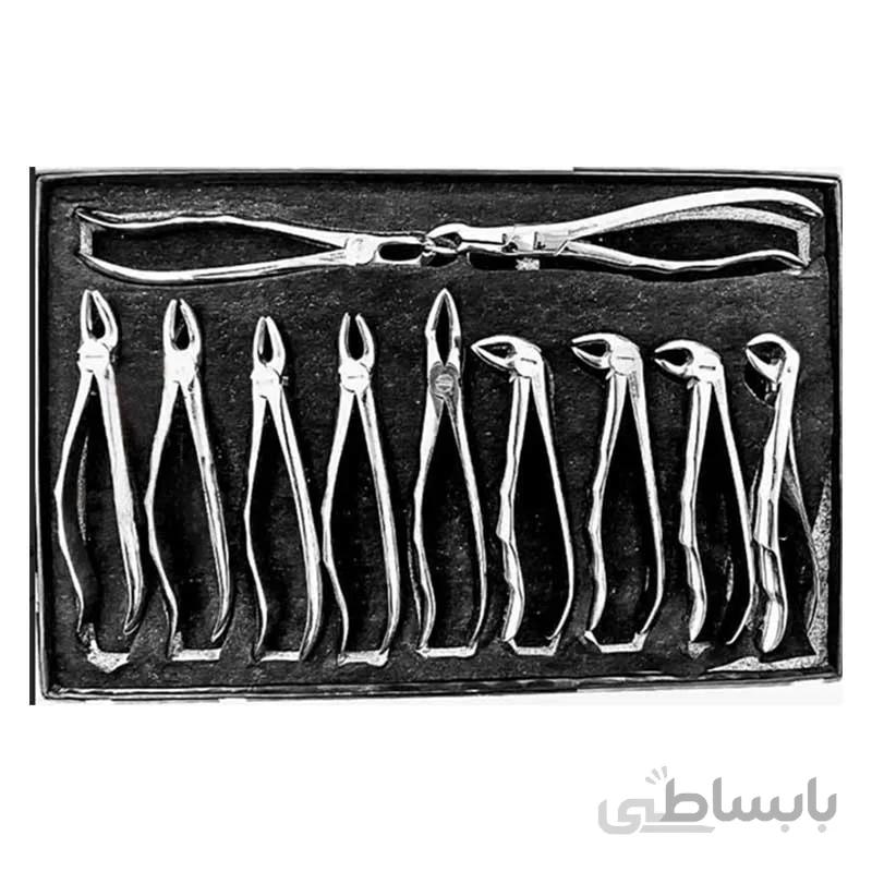 ست فورسپس آناتومیک 11 عددی دنتال دیوایس