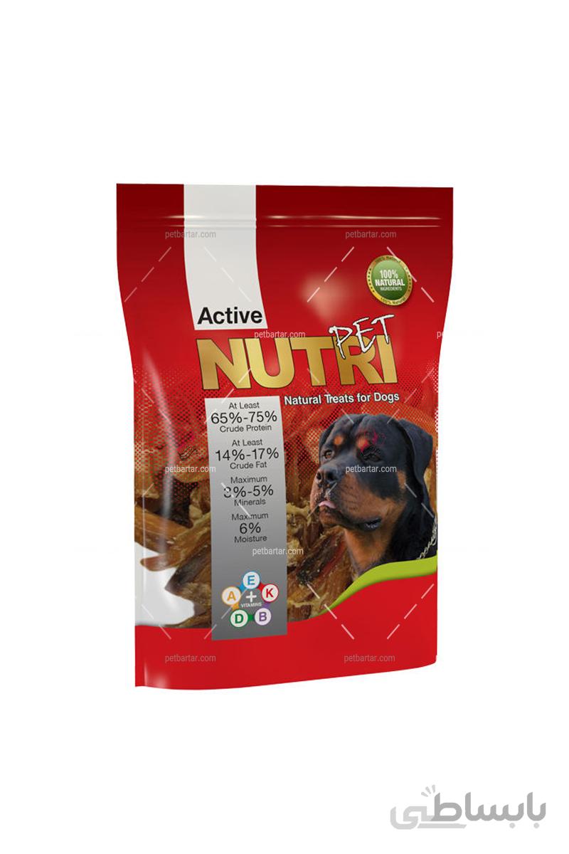 تشویقی چیپس نای نوتری پت مخصوص سگ ۵۰ گرمی | Nutripet Chips Trachea Dog Treatment