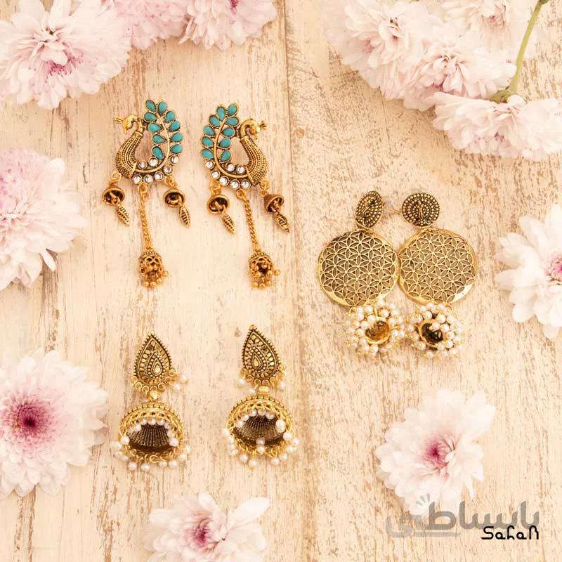 گوشواره هندی مدل موجکو