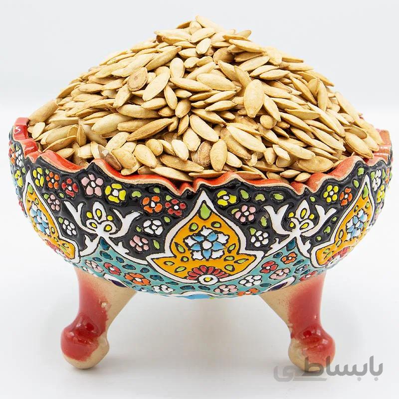 تخمه کدو مشهدی دو آتیشه