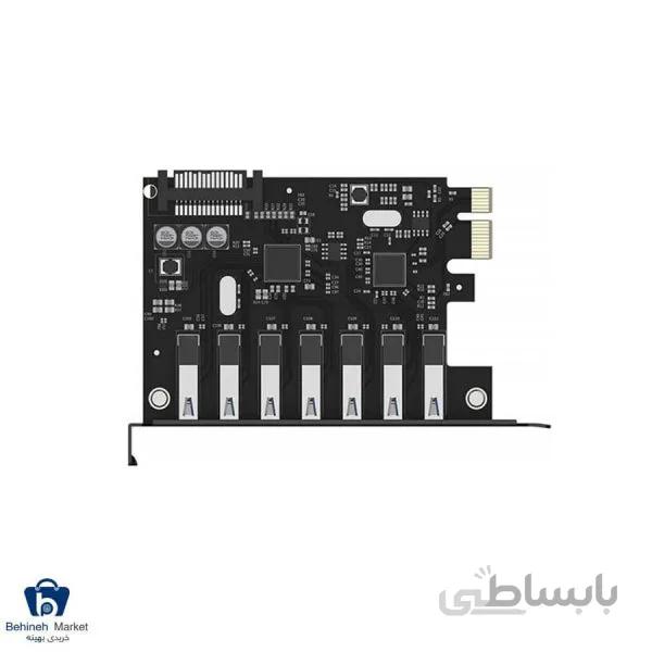 مشخصات، قیمت و خرید هاب USB3.0 هفت پورت PCI اوریکو مدل PVU3-7U-V1