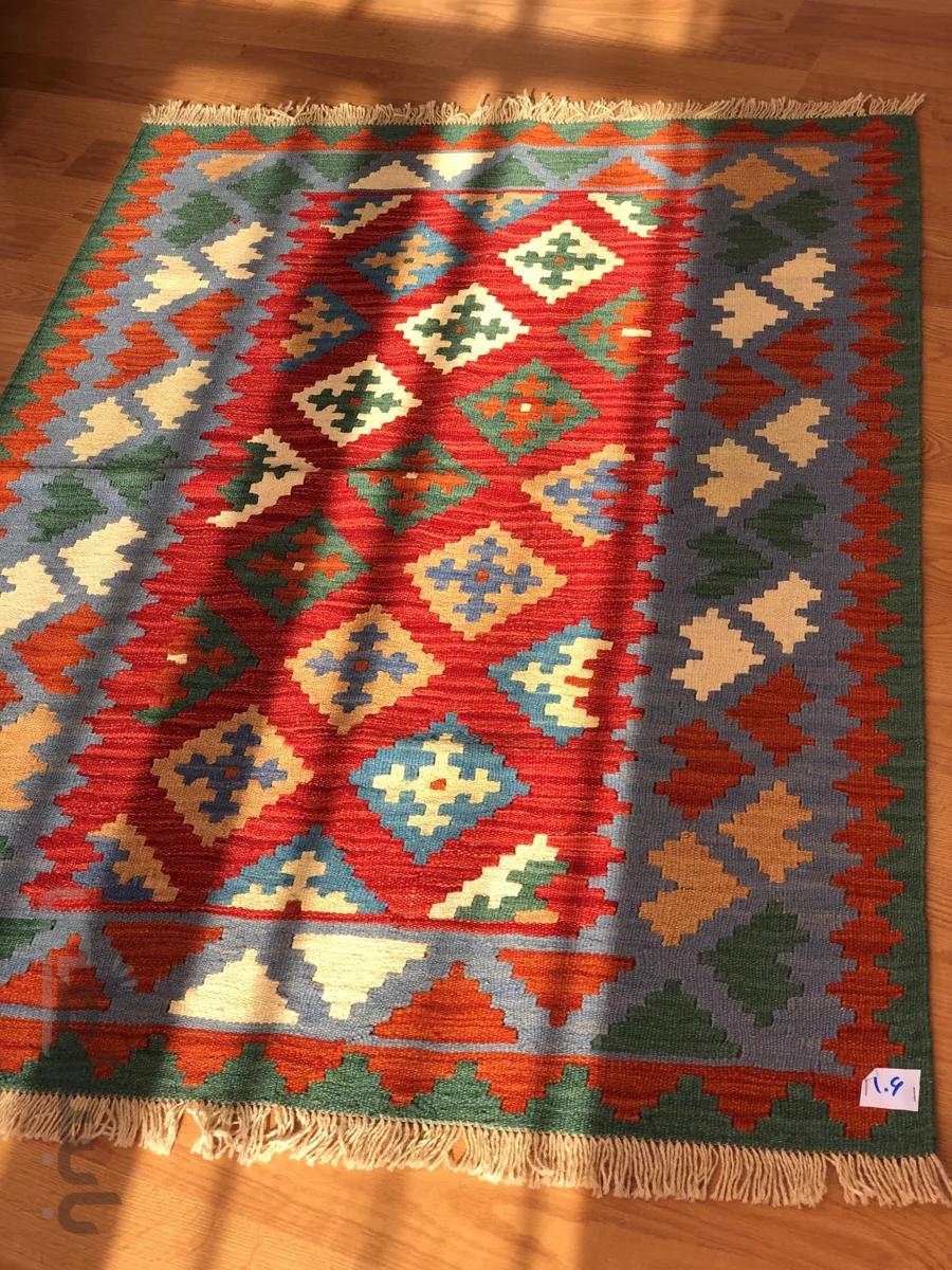 گلیم دو رو دستبافت رج Code 106 A ا Persian handmade kilim