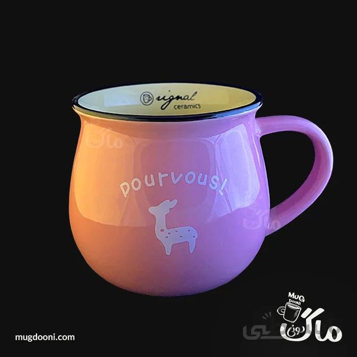 فنجان سرامیکی قهوه طرح رجینال کوچک مدل C05
