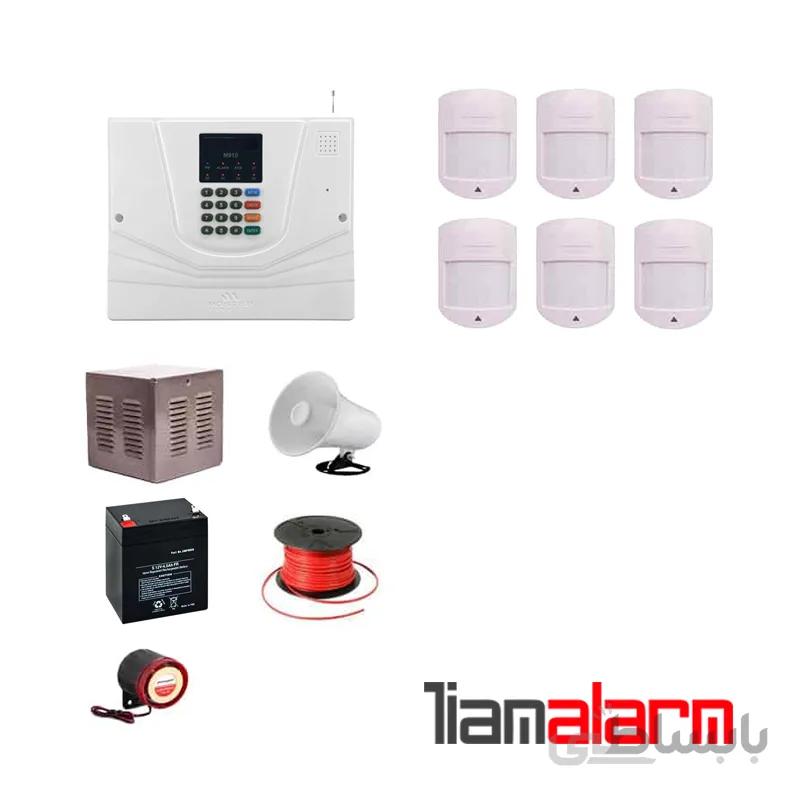 پکیج دزدگیر اماکن با سیم مدل مستر سیم کارتی و تلفنی M930H66