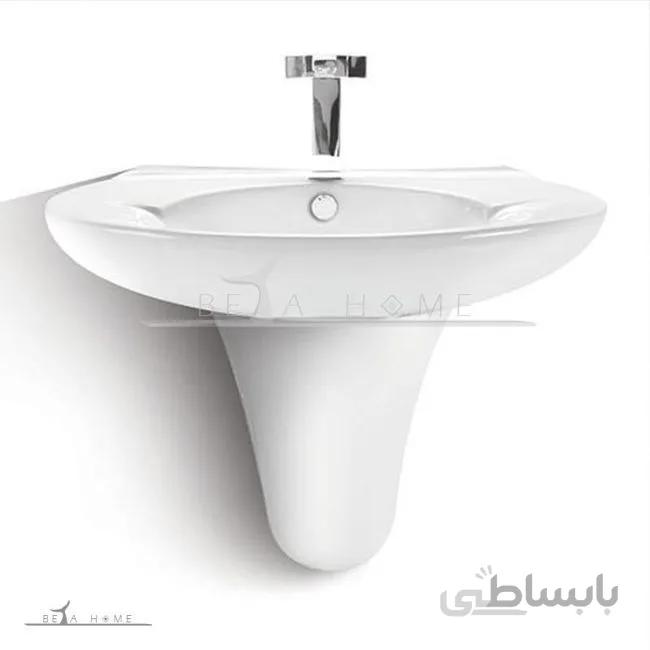 روشویی دیواری مروارید مدل رویال