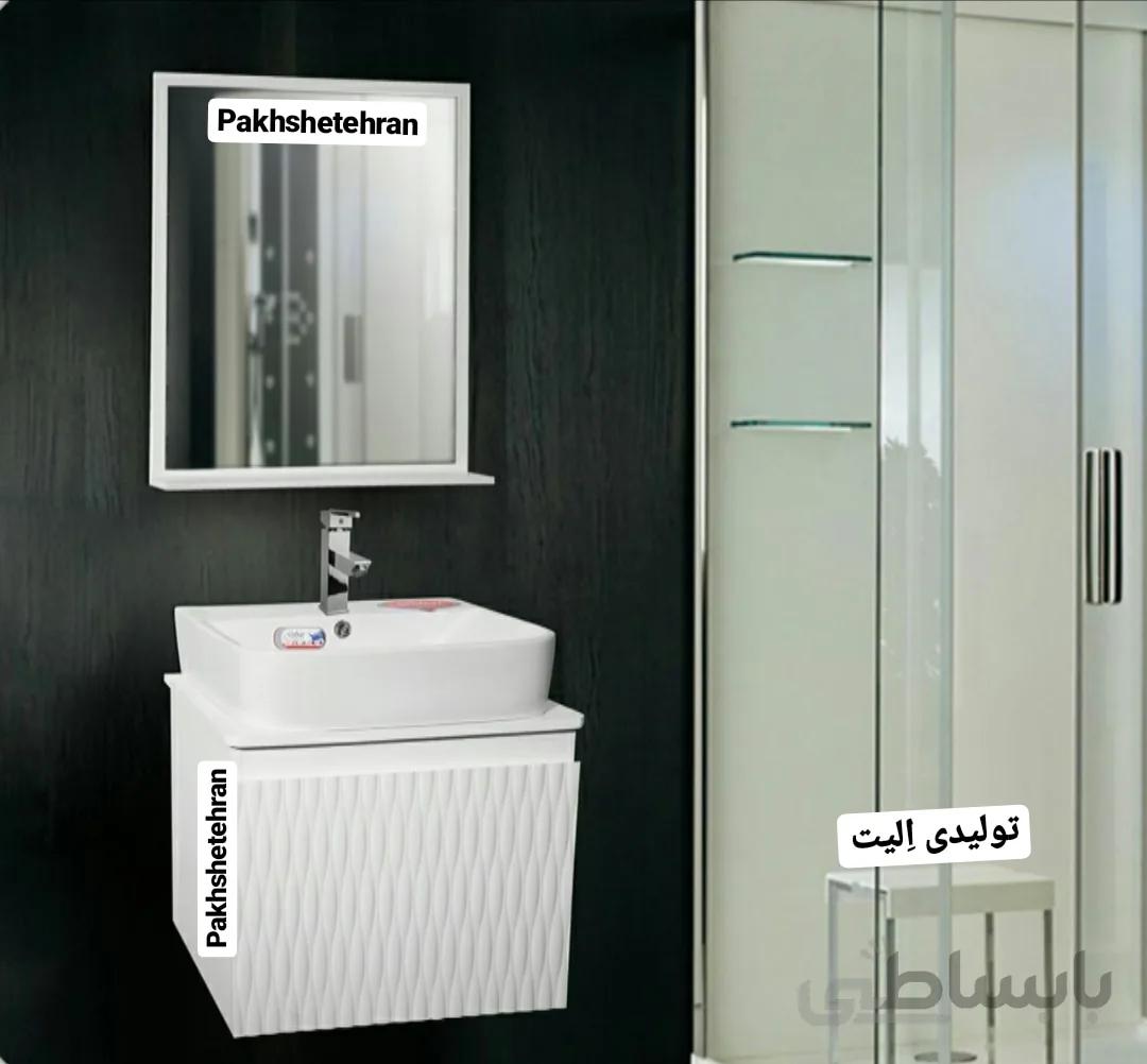روشویی کابینت دار ویانا دیواری55 سانت ا روشویی کابینت دار ویانا دیواری55 سانت