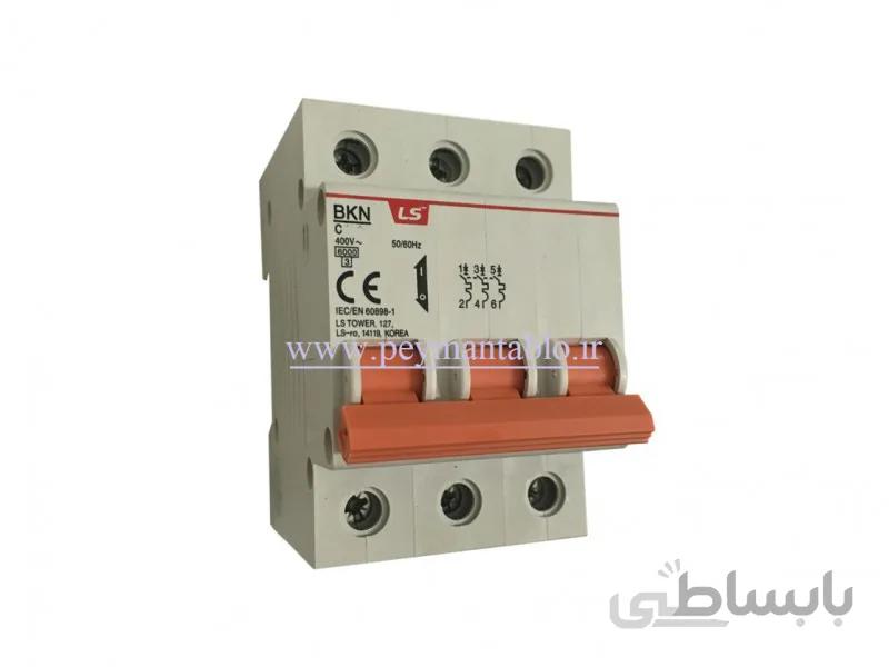 کلید مینیاتوری (mcb) سه پل / سه فاز 10 آمپر ، LS