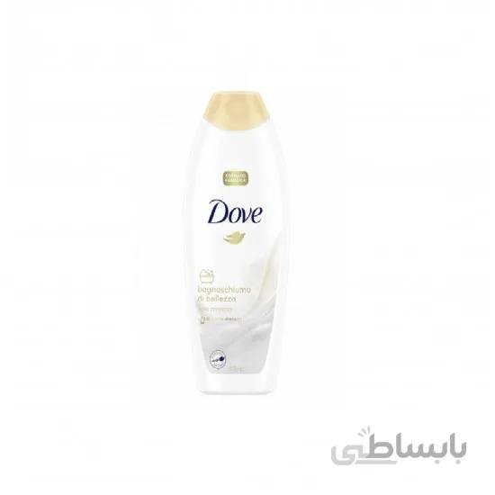 شامپو بدن داو حاوی کرم شیر و عصاره ابریشم سری اروپایی Dove حجم ۷۰۰ میل