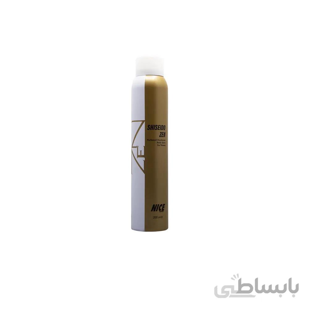اسپری خوشبو کننده بدن زنانه نایس پاپت مدل Shiseido Zen ظرفیت 200 میلی لیتر ا Nice Puppet Shiseido Zen Body Spray For Women 200 ml