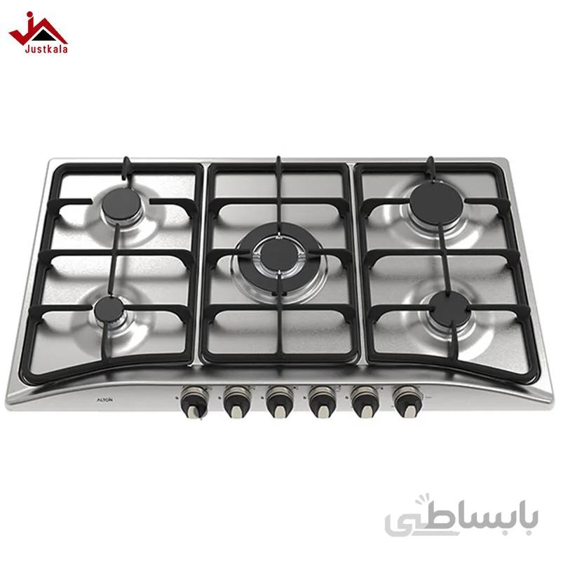 اجاق گاز صفحه ای 5 شعله آلتون S501T
