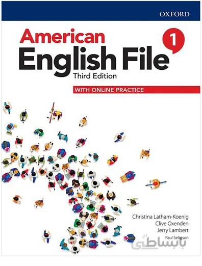 کتاب American English File 3rd 1 SB+WB+DVD