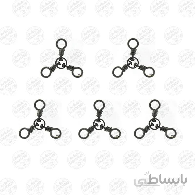 هرزگرد ۳ راهی ماهیگیری سایز ۷ بسته ۵ عددی